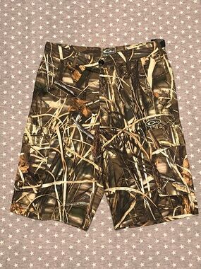 Drake Advantage Max 4 Camo Cargo Shorts Men’s 30 Multicolored